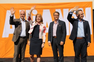 Alliansens partiledare på besök i Göteborg